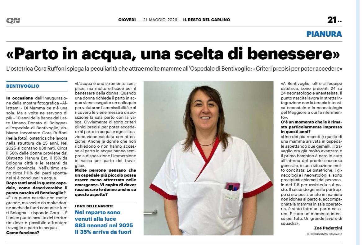 L'articolo de "Il Resto del Carlino"