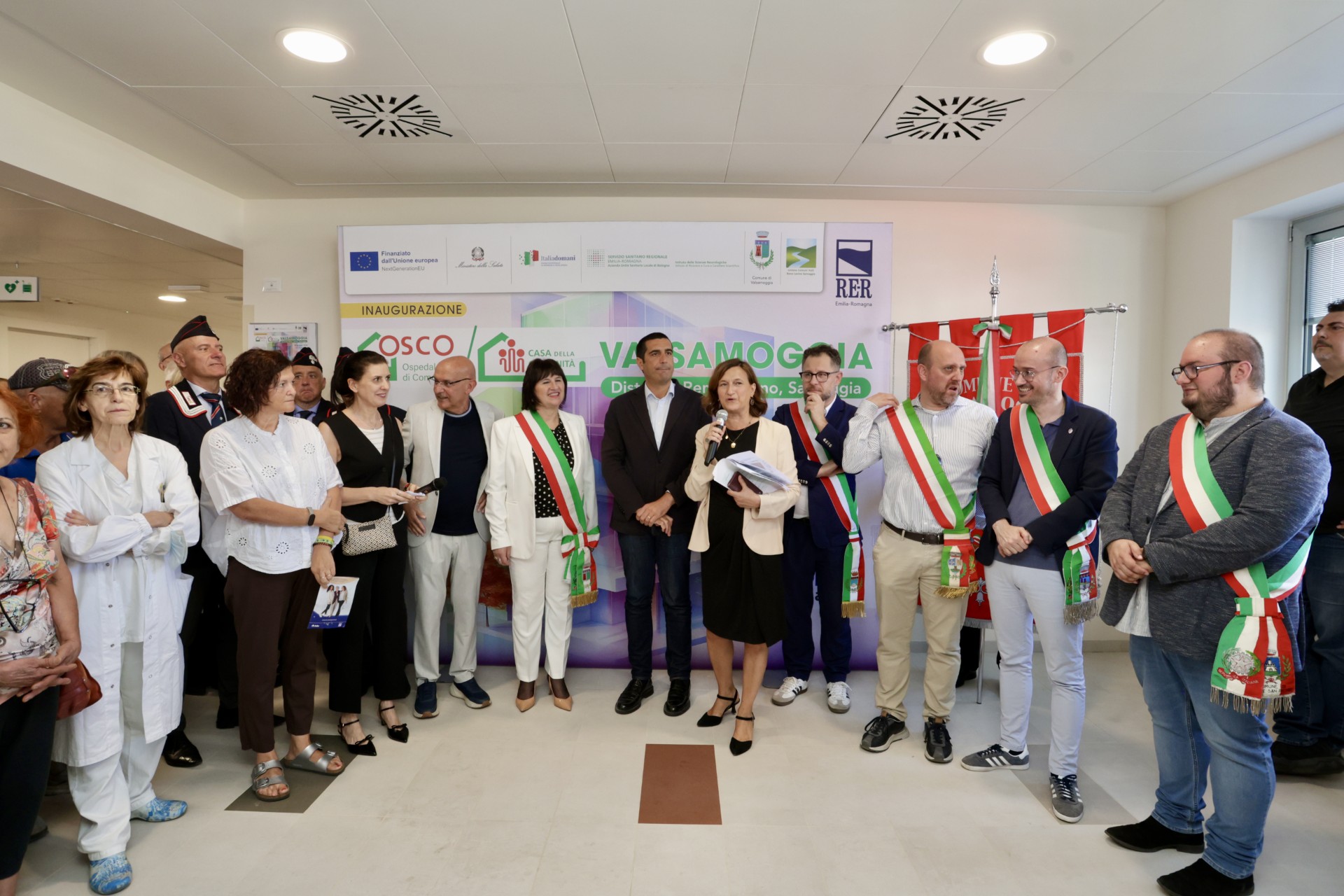 Distretto Reno, Lavino, Samoggia: inaugurati l’Ospedale di Comunità e la Casa della Comunità Valsamoggia