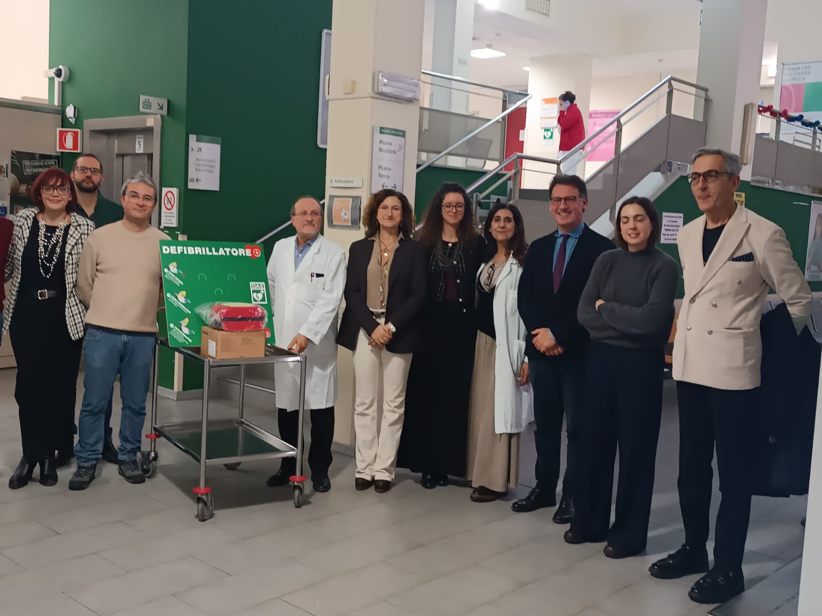 Donato un defibrillatore all'ospedale di Bentivoglio da parte dell'Associazione Bentivoglio Cuore