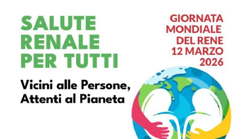 Giornata mondiale del rene. Controlli gratuiti e informazione per la prevenzione