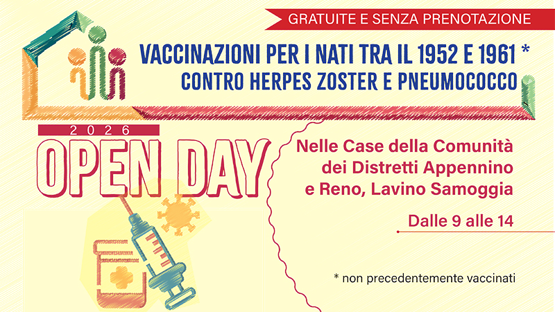 Herpes zoster e pneumococco: open day vaccinali per i nati dal 1952 al 1961
