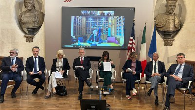 Il ministro Schillaci e i relatori