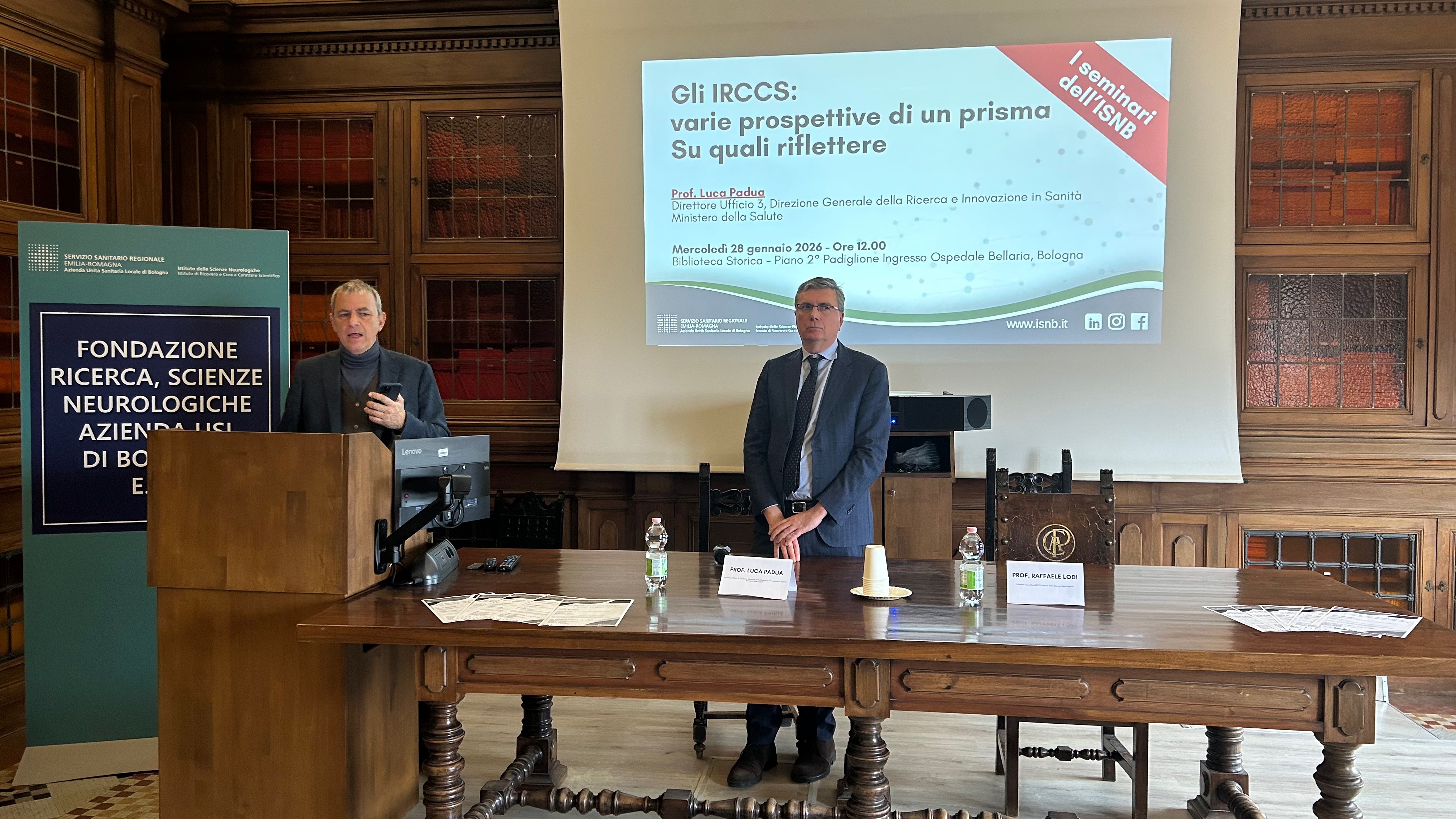 Ricerca, governance e impatto clinico negli IRCCS, a Bologna il confronto con il Ministero della Salute