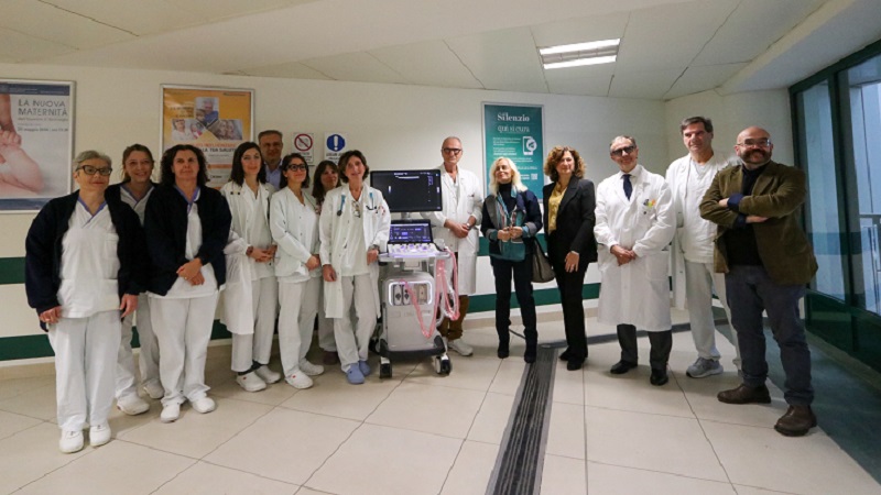 Un nuovo ecografo all'Ospedale Maggiore grazie al contributo di Fondazione Carisbo