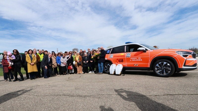 Una nuova automedica e attrezzature avanzate per il soccorso donate all’Azienda USL di Bologna