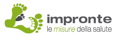 Logo Impronte. Le misure della salute