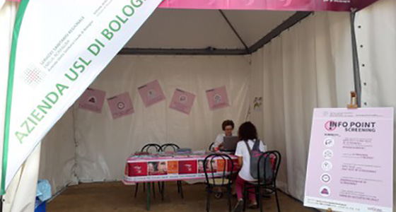 Aspettando la Race for the cure, infopoint screening a San Giovanni in Persiceto mercoledì 14 settembre