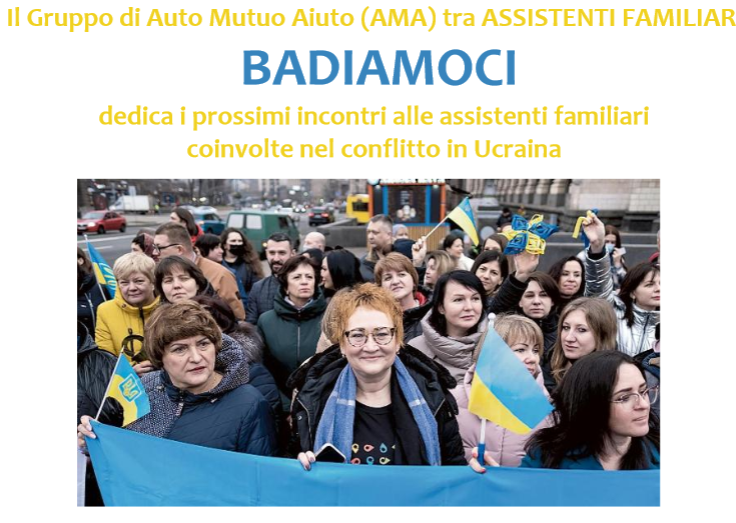 Gruppo Badiamoci - iniziativa per le donne coinvolte nella guerra in Ucraina