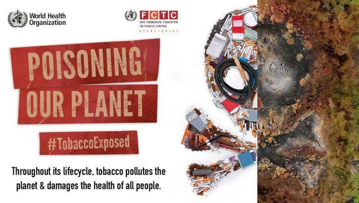 31 maggio 2022. Giornata mondiale senza tabacco per proteggere l’ambiente