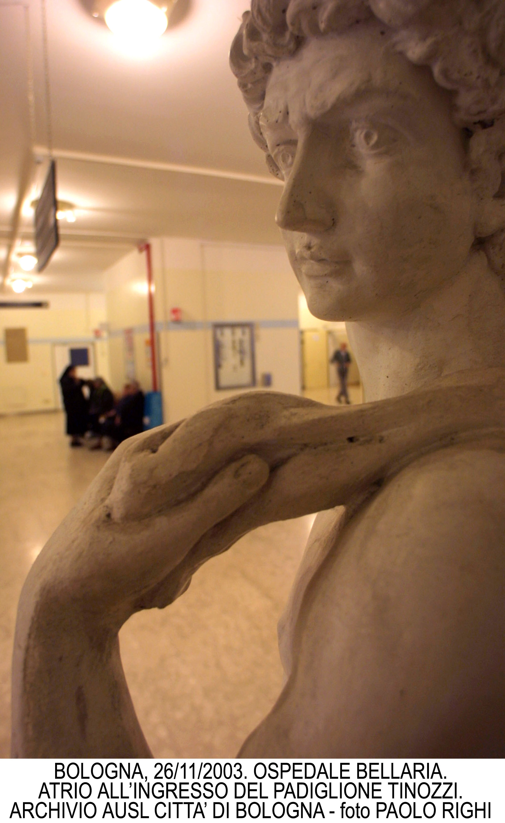 Ospedale Bellaria, Padiglione Tinozzi, atrio d'ingresso