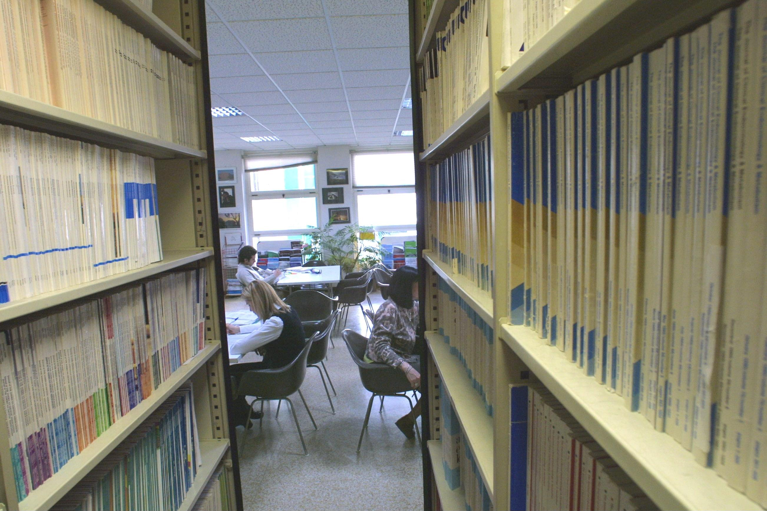Ospedale Maggiore, Biblioteca sala di lettura Laschi