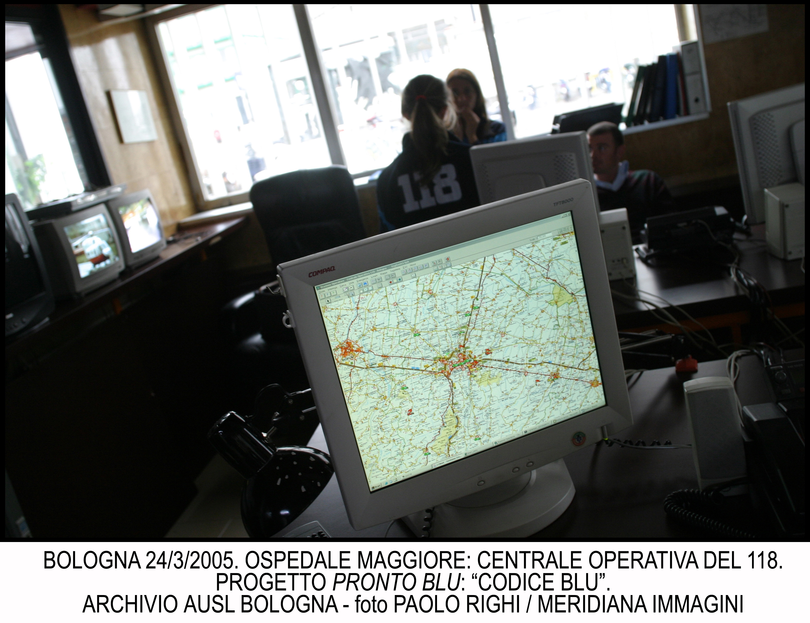 Ospedale Maggiore, Centrale operativa 118