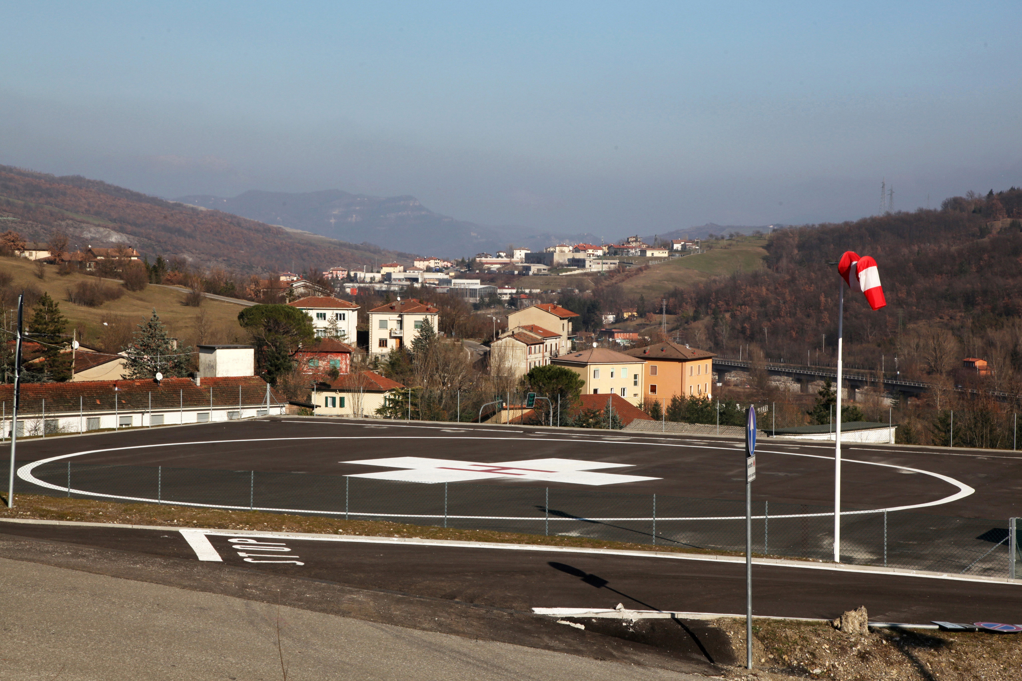 Ospedale di Porretta, elisuperficie 