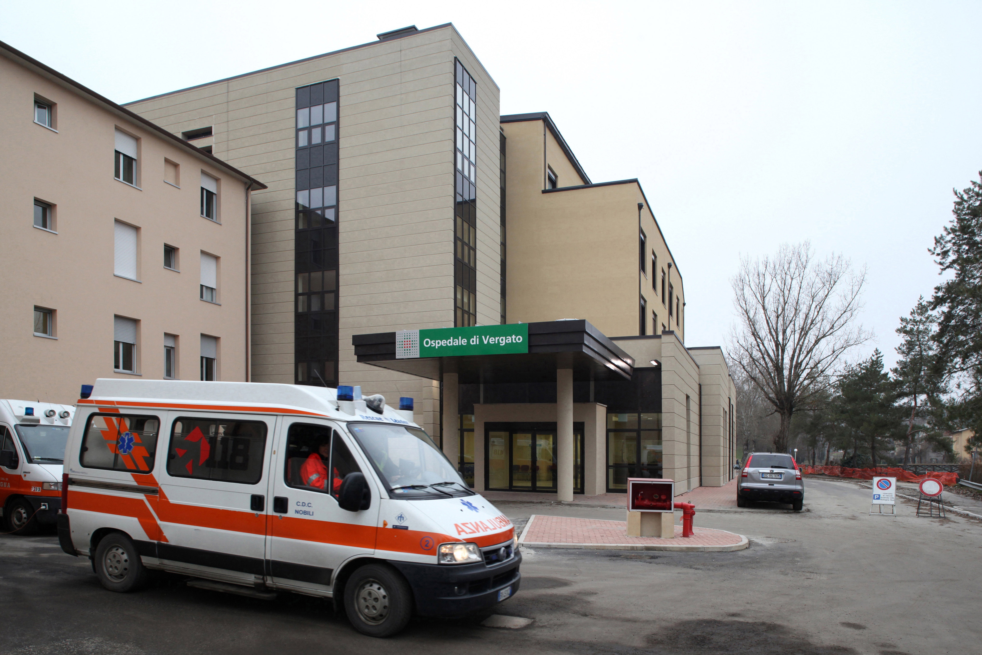 Ospedale di Vergato, ingresso ospedale 