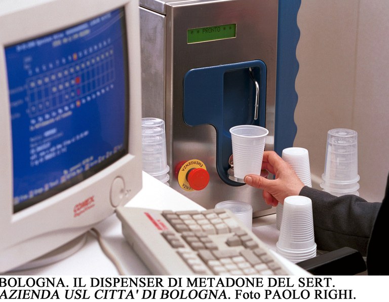 Il dispenser di metadone del Sert - Azienda Usl di Bologna